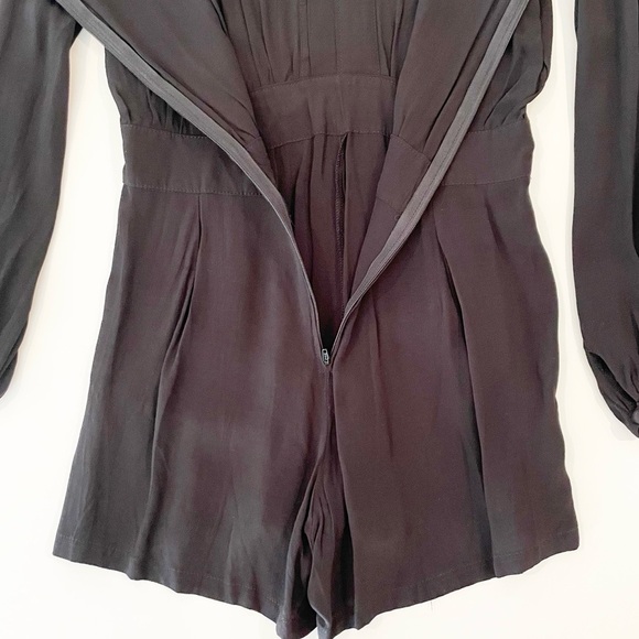 Motel Rocks Black Long Sleeve Romper - Picture 7 of 10